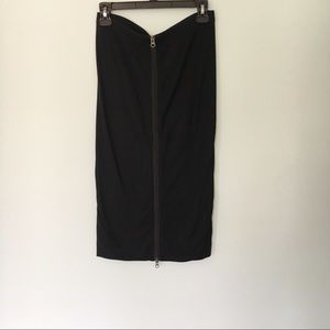 NWT Express zipper front pencil skirt!